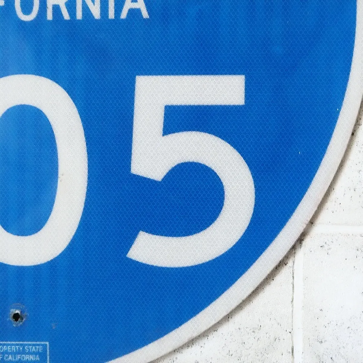 INTERSTATE CALIFORNIA 605 ロードサイン