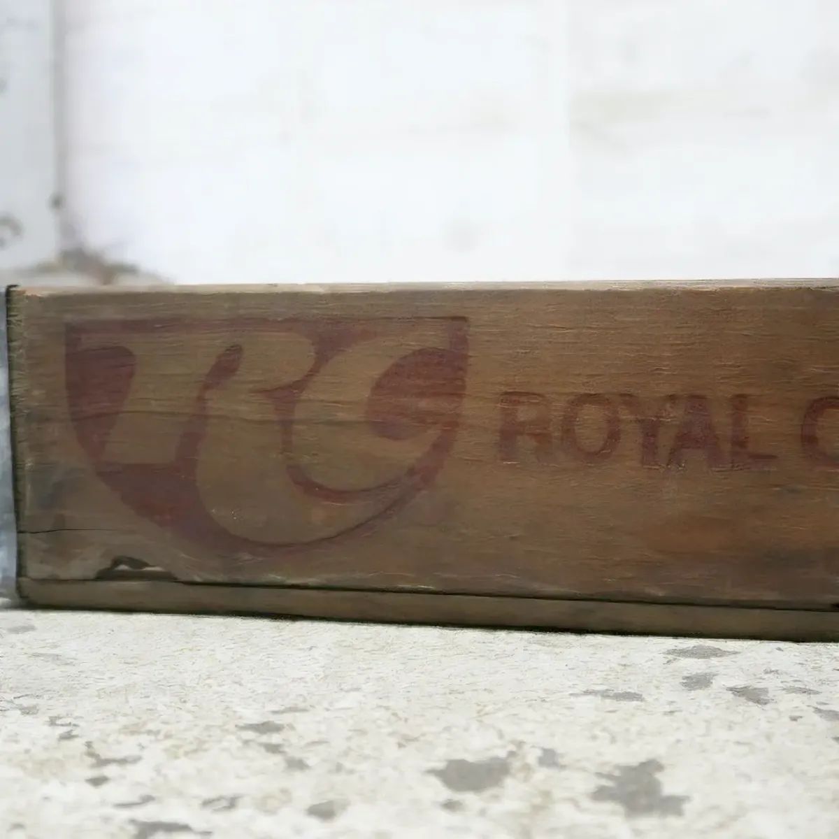 ROYAL CROWN COLA ビンテージ ウッドボックス
