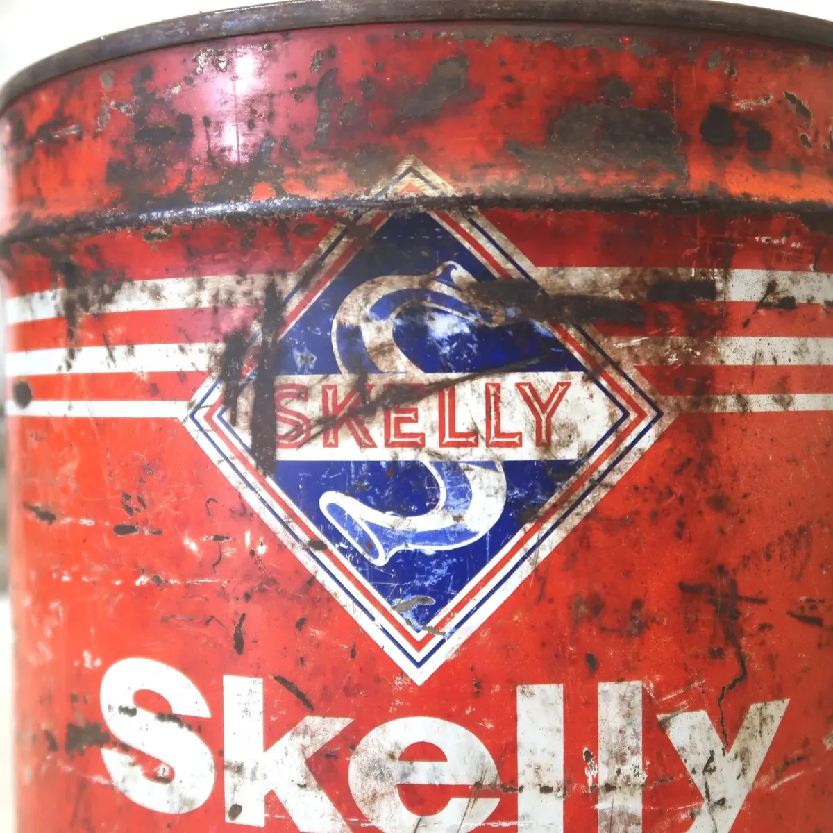 Skelly ビンテージ オイル缶