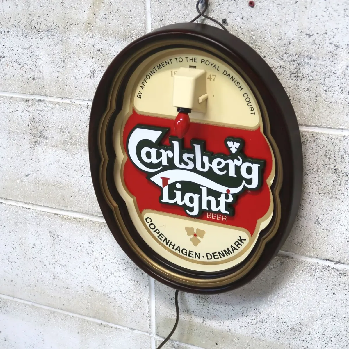 Carlsberg Light ビンテージ ライトサイン