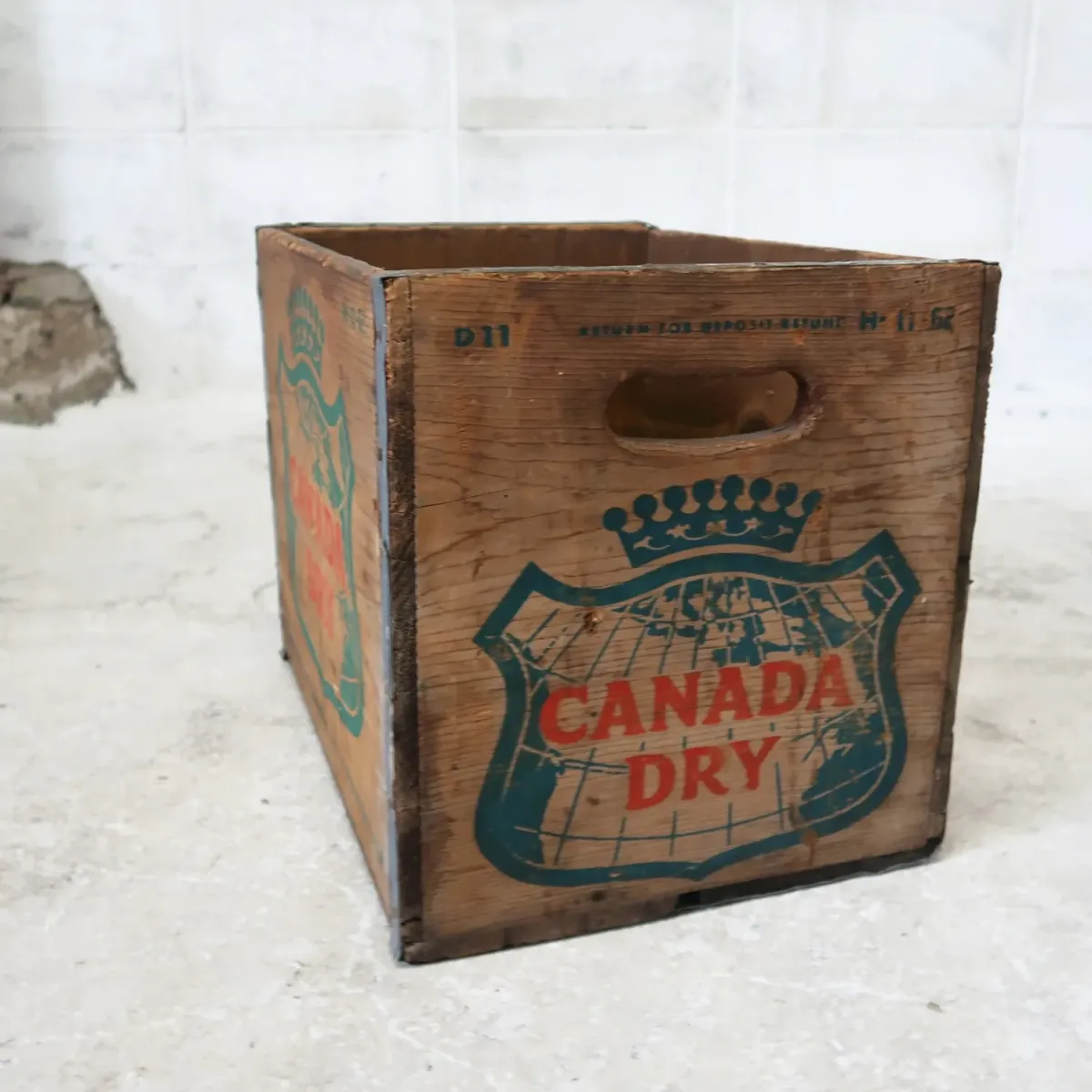 CANADA DRY ビンテージ ウッドボックス