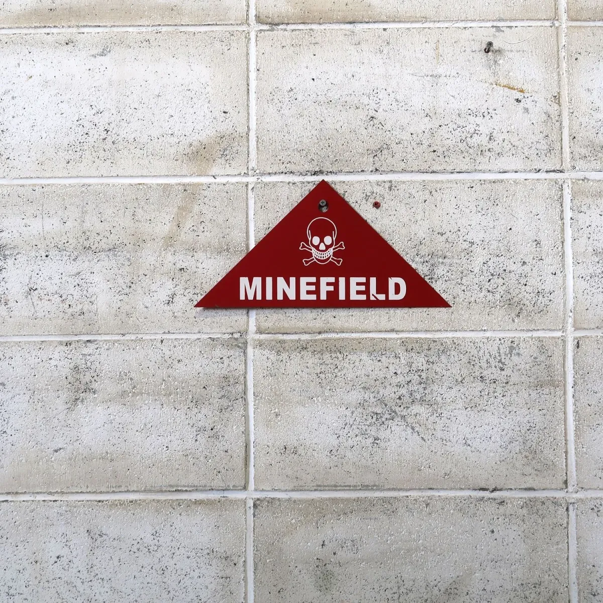 MINEFIELD メタルサイン