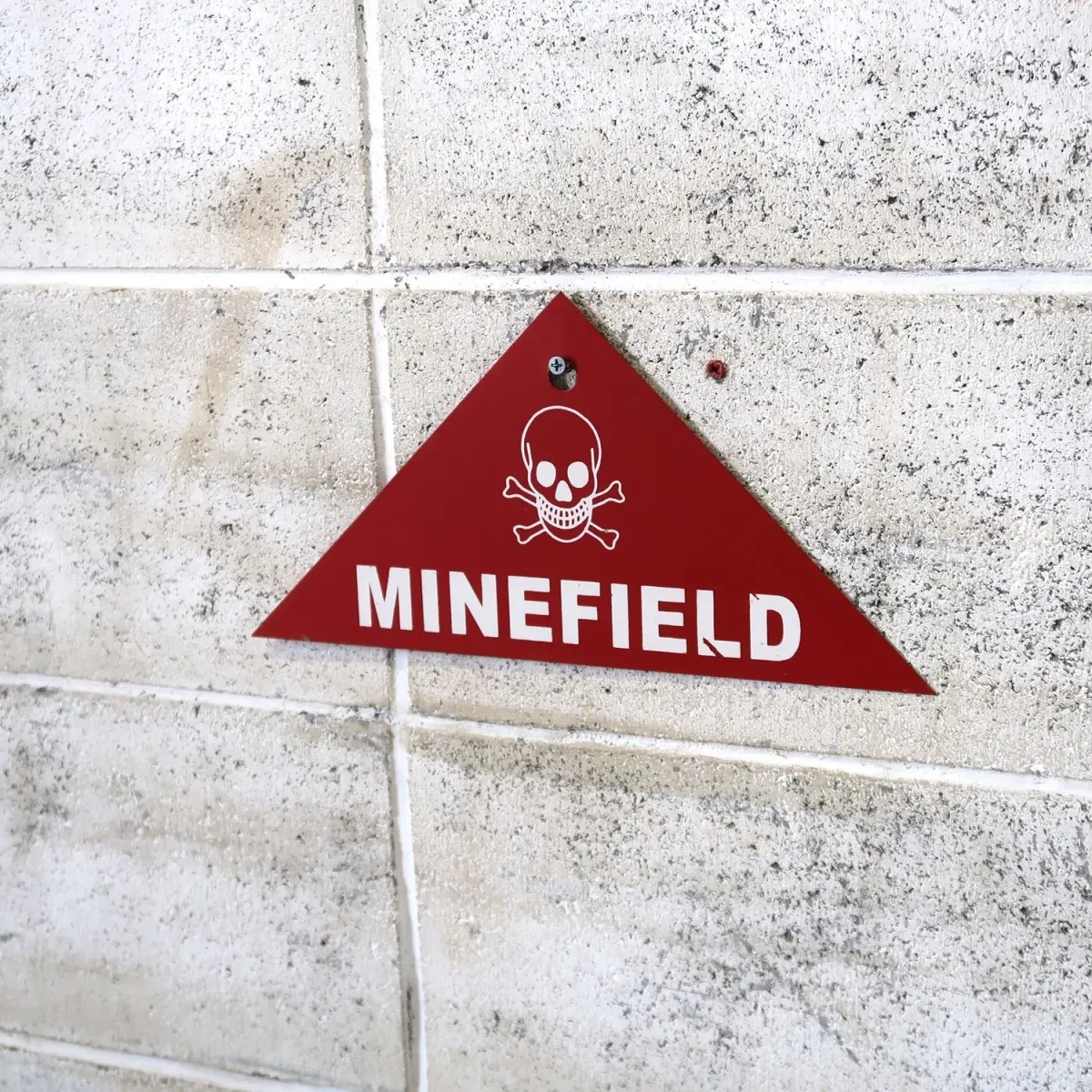 MINEFIELD メタルサイン