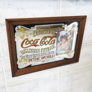 Coca Cola ビンテージ パブミラー