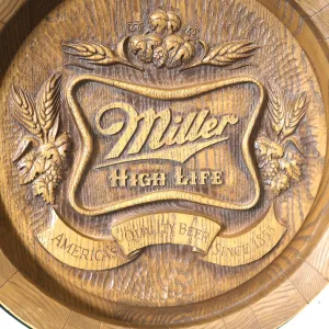 Miller HIGH LIFE ビンテージ 立体バレルサイン