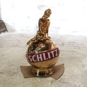 Schlitz ビンテージ セラミックボトル デキャンタ