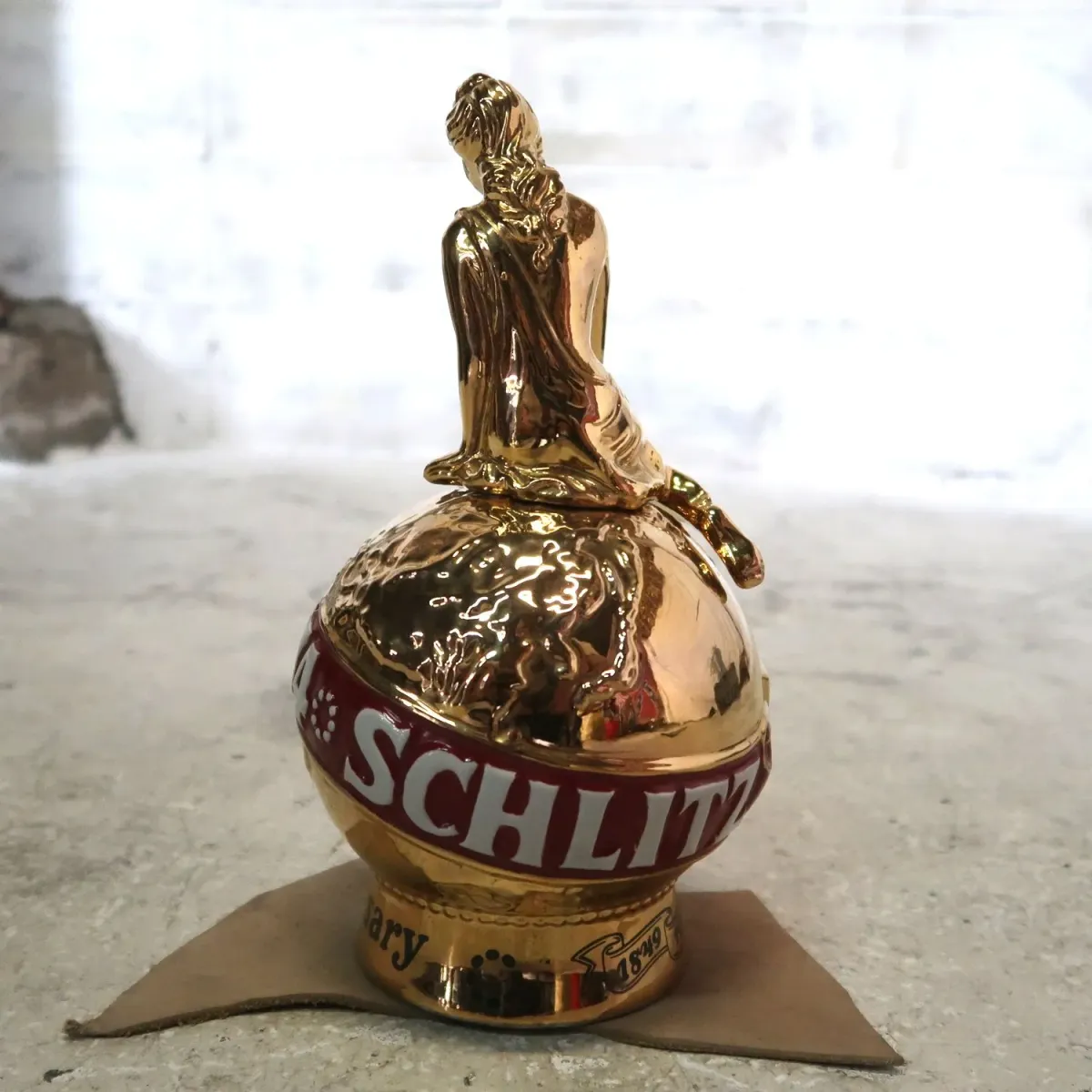 Schlitz ビンテージ セラミックボトル デキャンタ