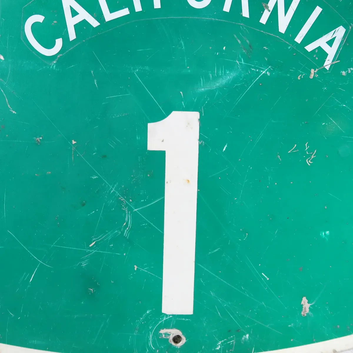 CALIFORNIA 1 ロードサイン