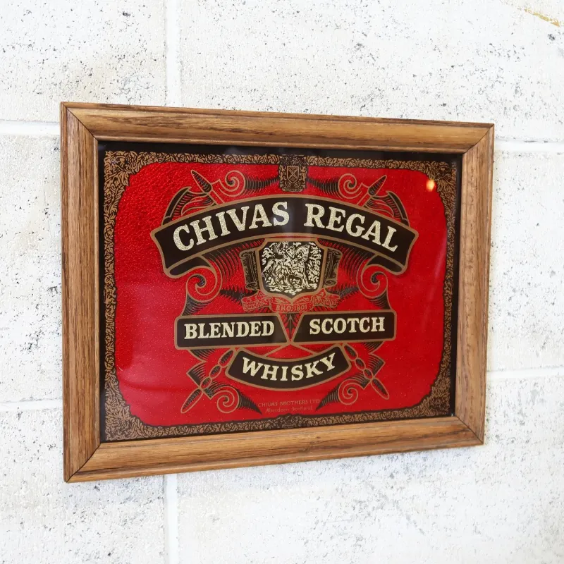 CHIVAS REGAL ビンテージ パブミラー