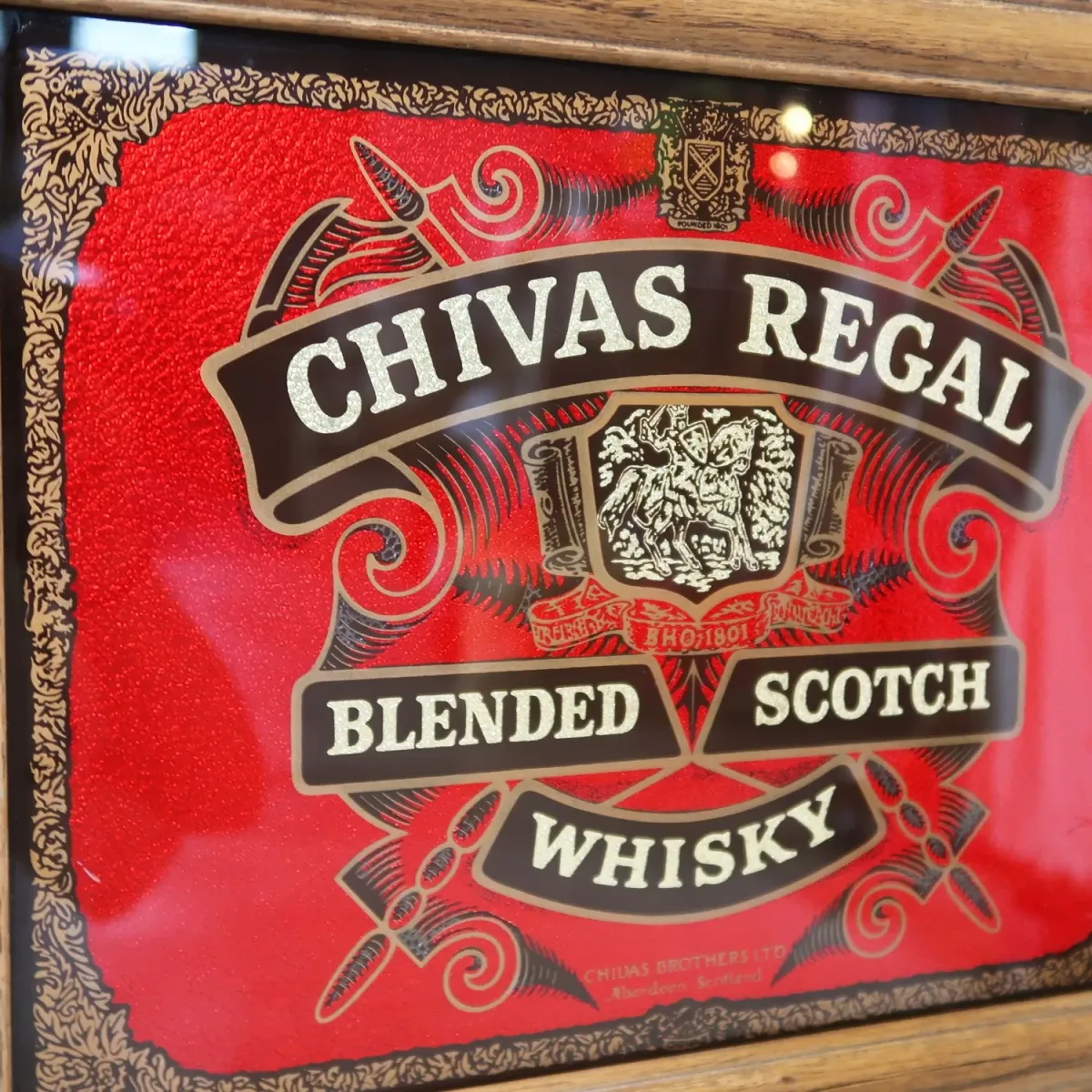 CHIVAS REGAL ビンテージ パブミラー