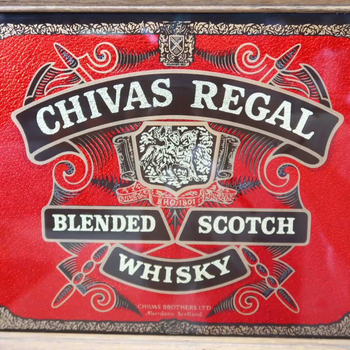 CHIVAS REGAL ビンテージ パブミラー