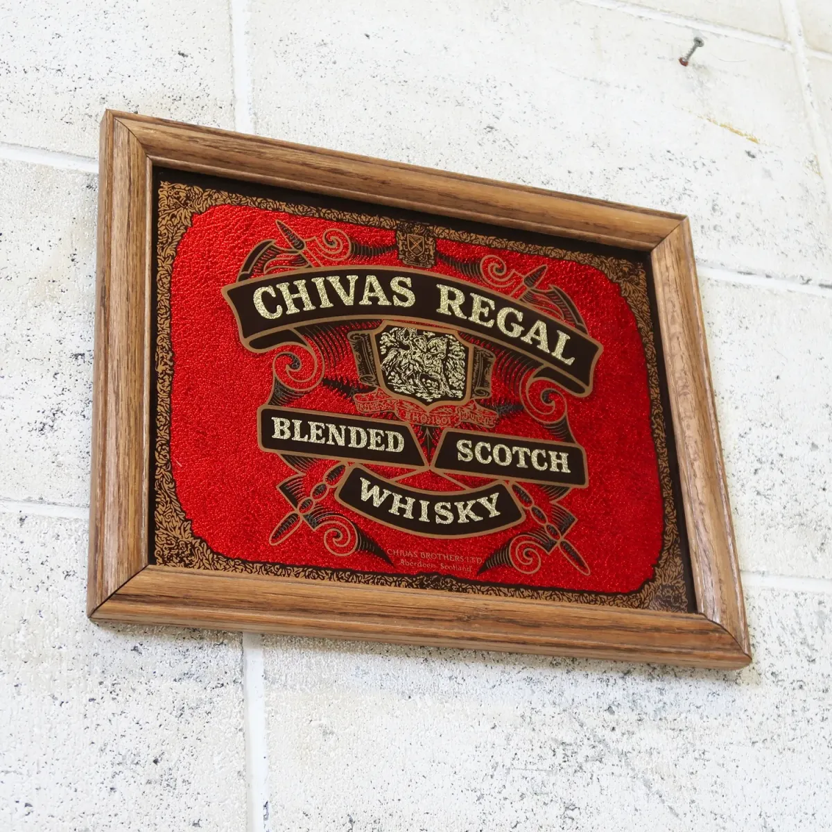 CHIVAS REGAL ビンテージ パブミラー