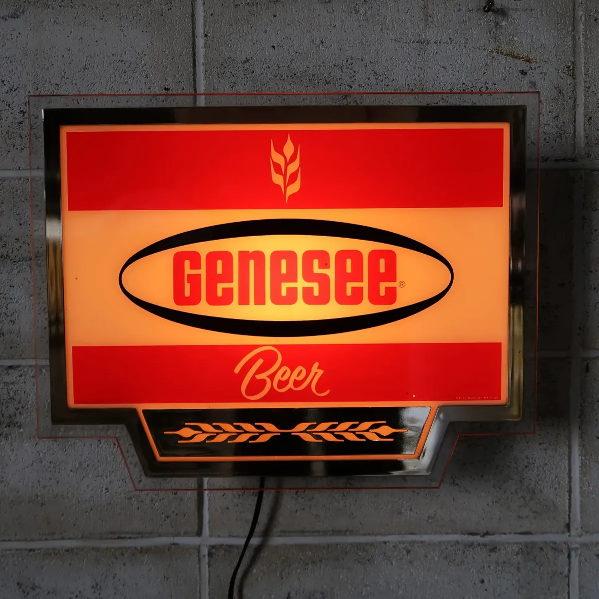 Genesee Beer ビンテージ ライトサイン