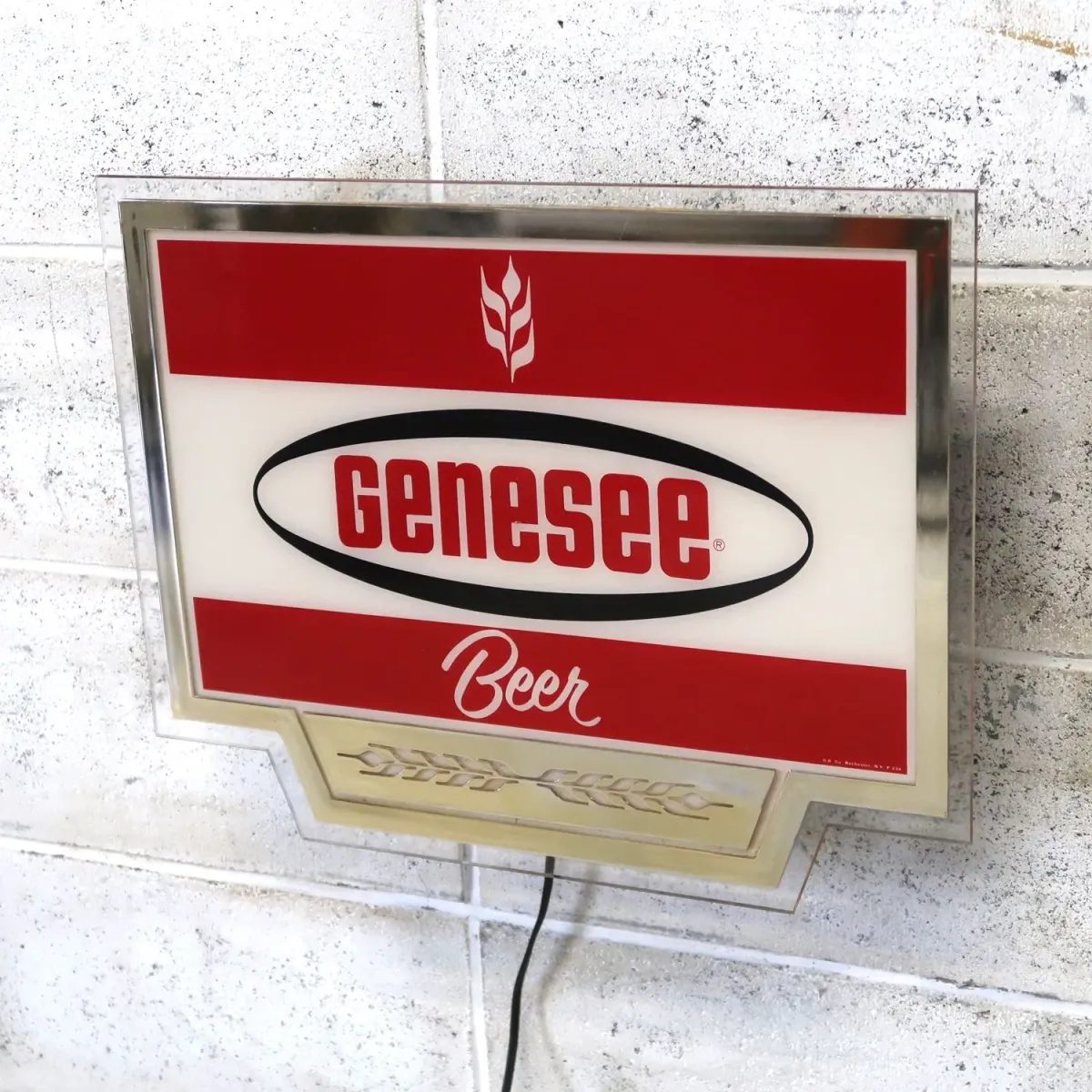 Genesee Beer ビンテージ ライトサイン