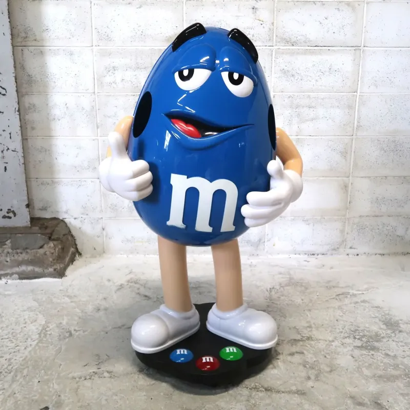 M&M's ブルー 大型 ストアディスプレイ