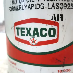 TEXACO ビンテージ オイル缶