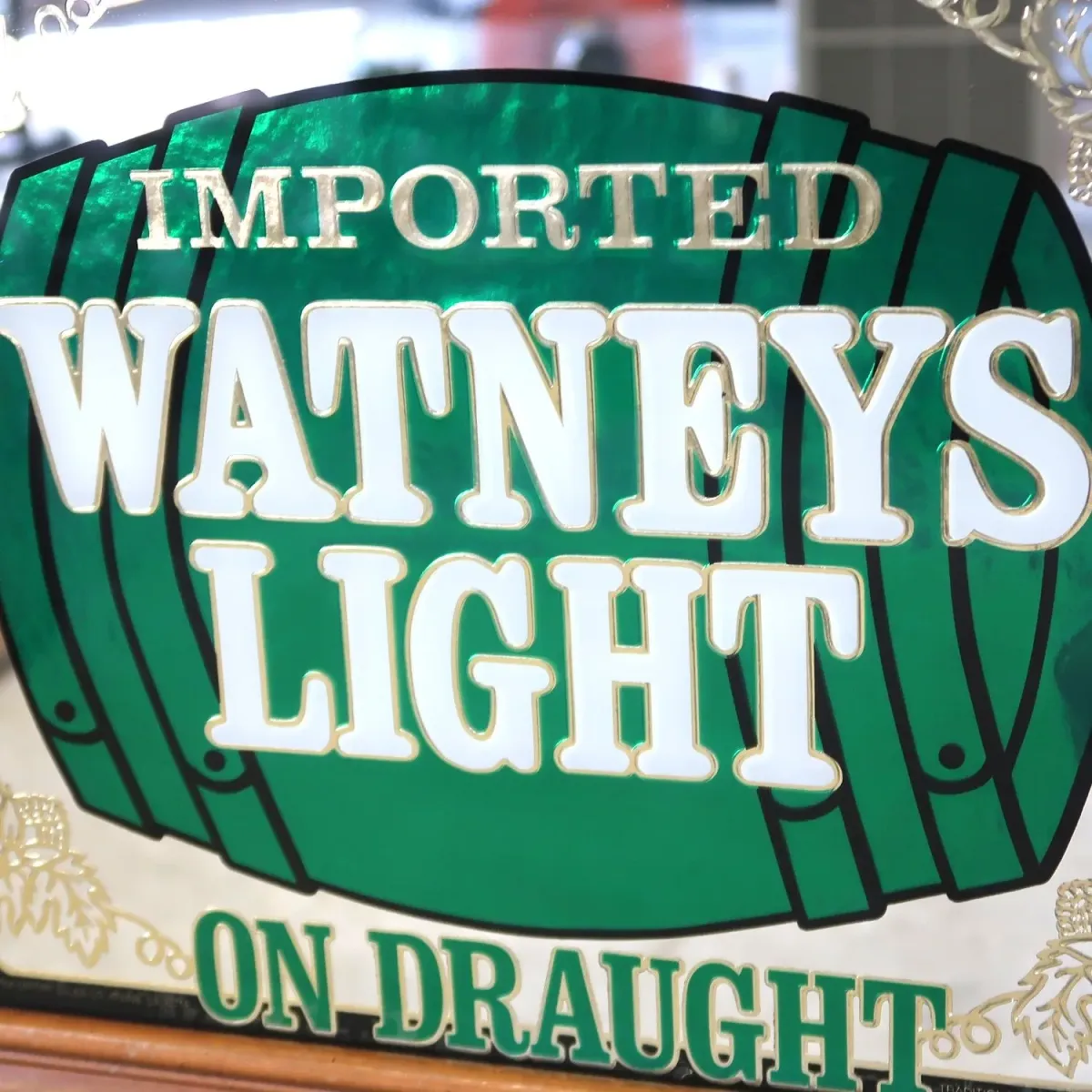 WATNEYS LIGHT ビンテージ パブミラー