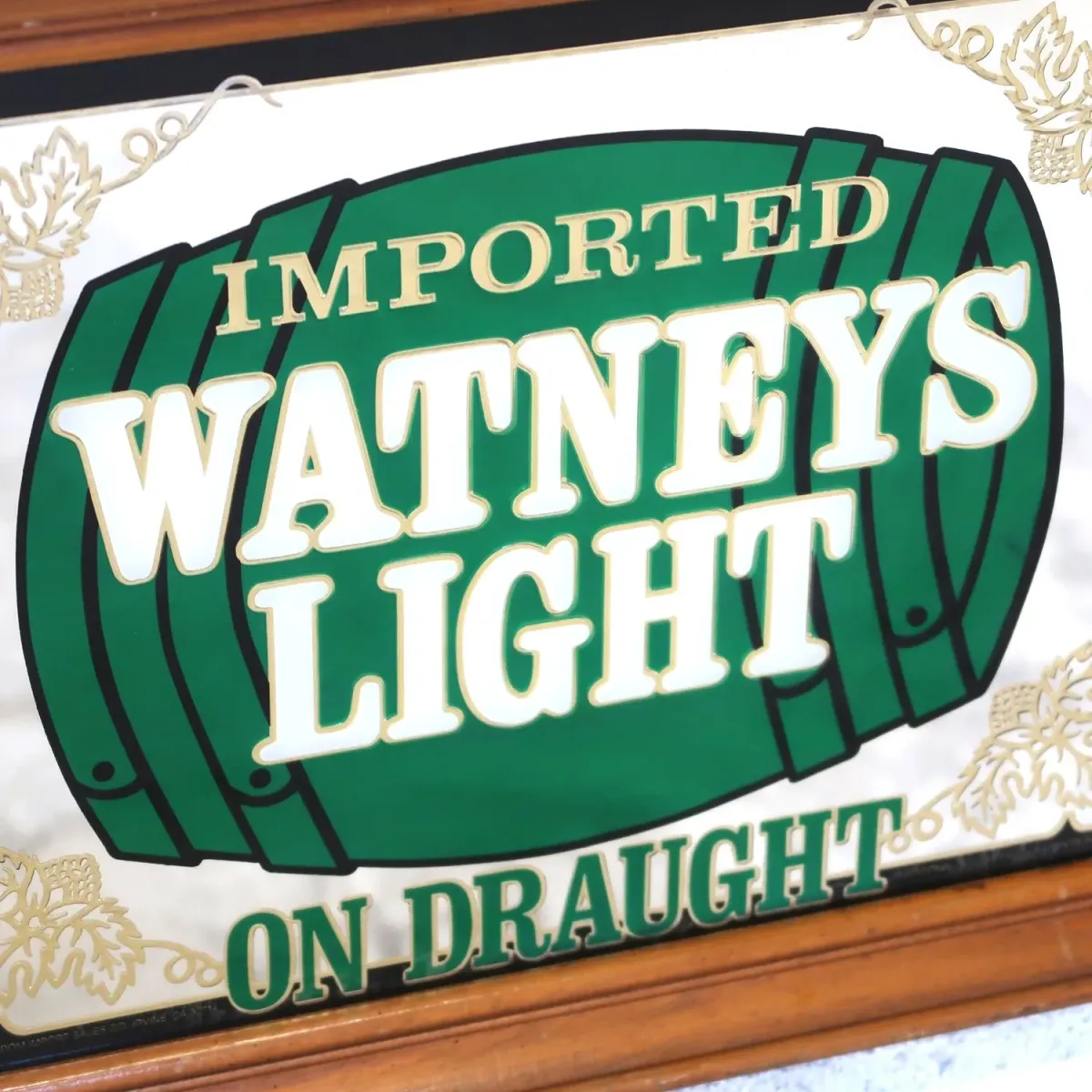 WATNEYS LIGHT ビンテージ パブミラー