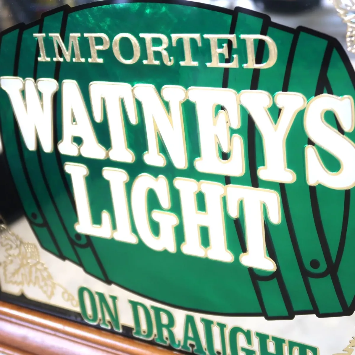 WATNEYS LIGHT ビンテージ パブミラー