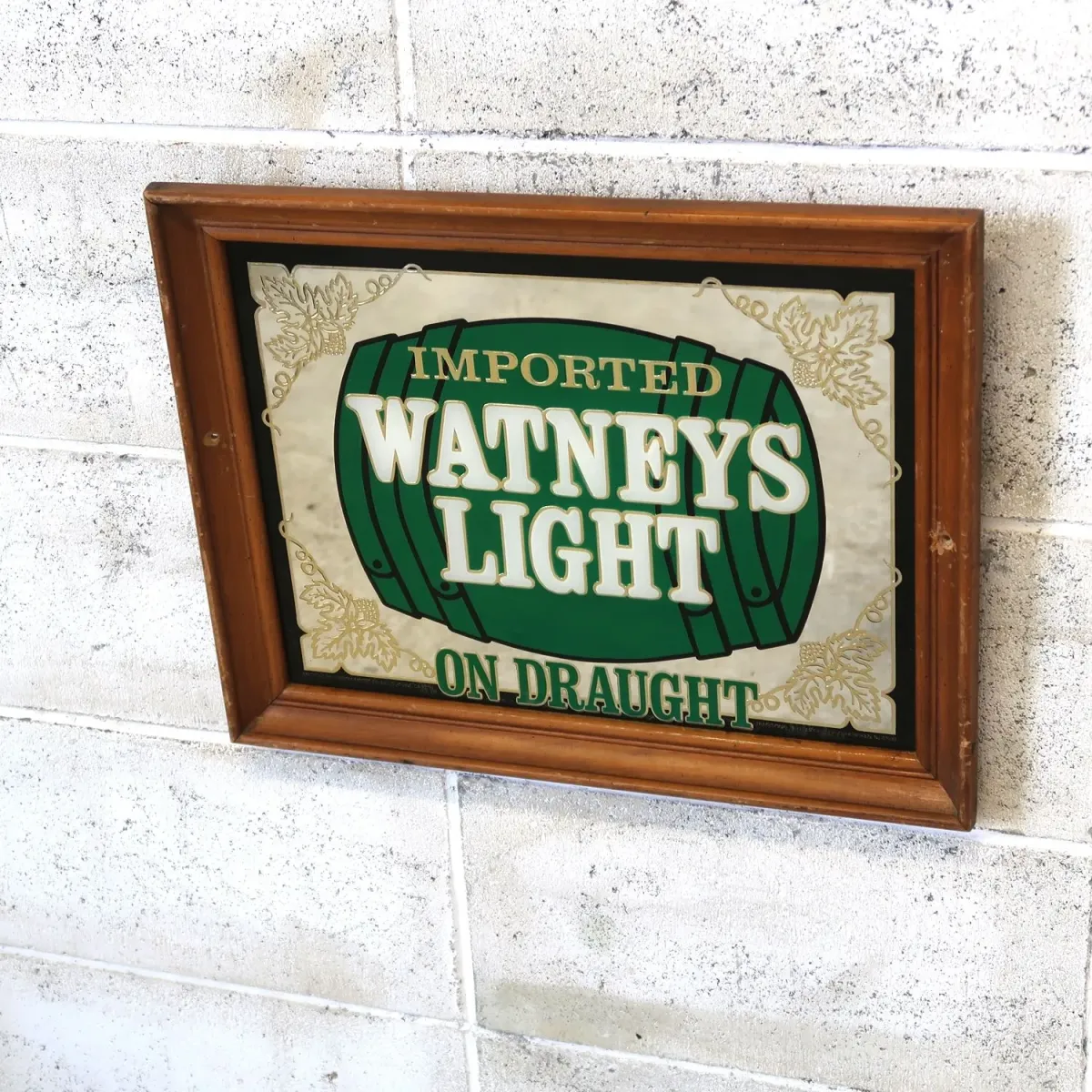 WATNEYS LIGHT ビンテージ パブミラー