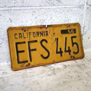 50's CALIFORNIA ビンテージ ナンバープレート