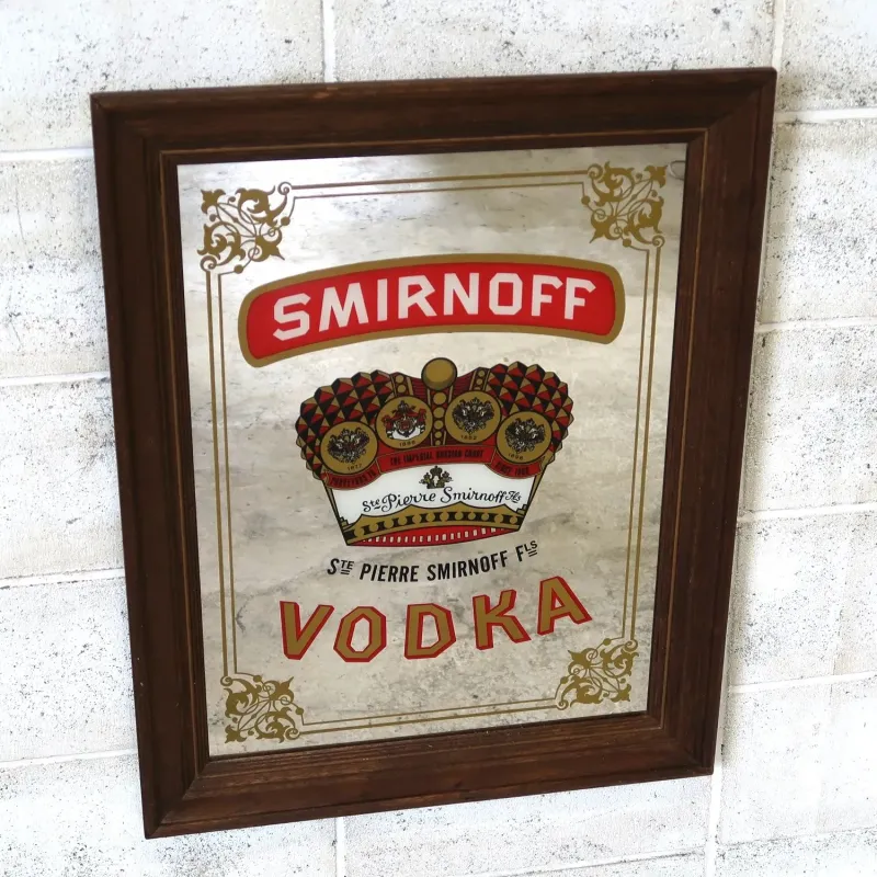 SMIRNOFF ビンテージ パブミラー