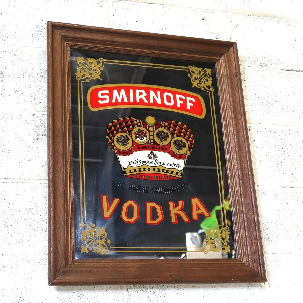 SMIRNOFF ビンテージ パブミラー