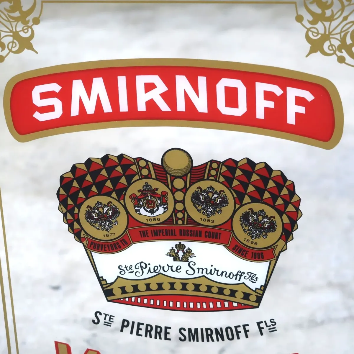 SMIRNOFF ビンテージ パブミラー