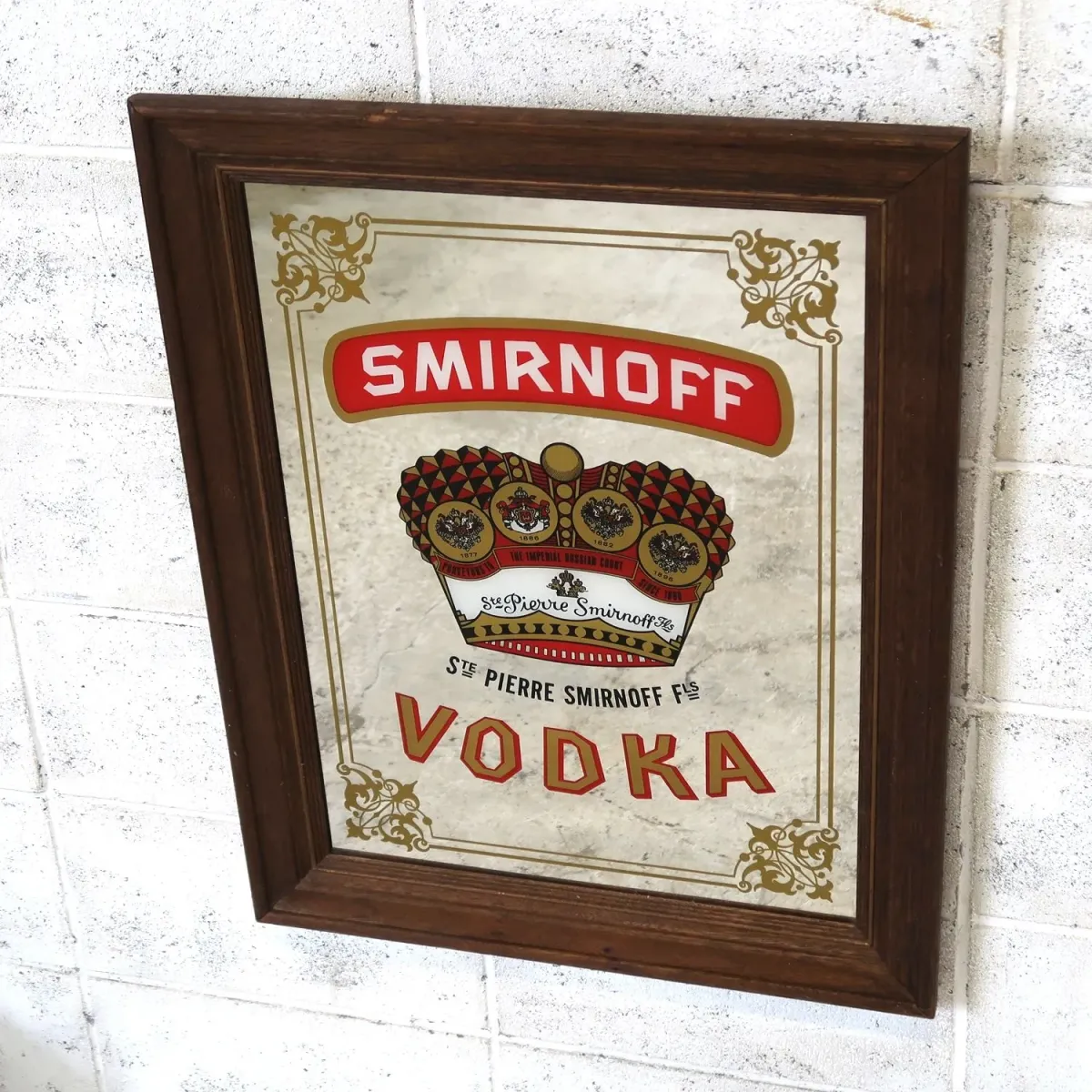 SMIRNOFF ビンテージ パブミラー