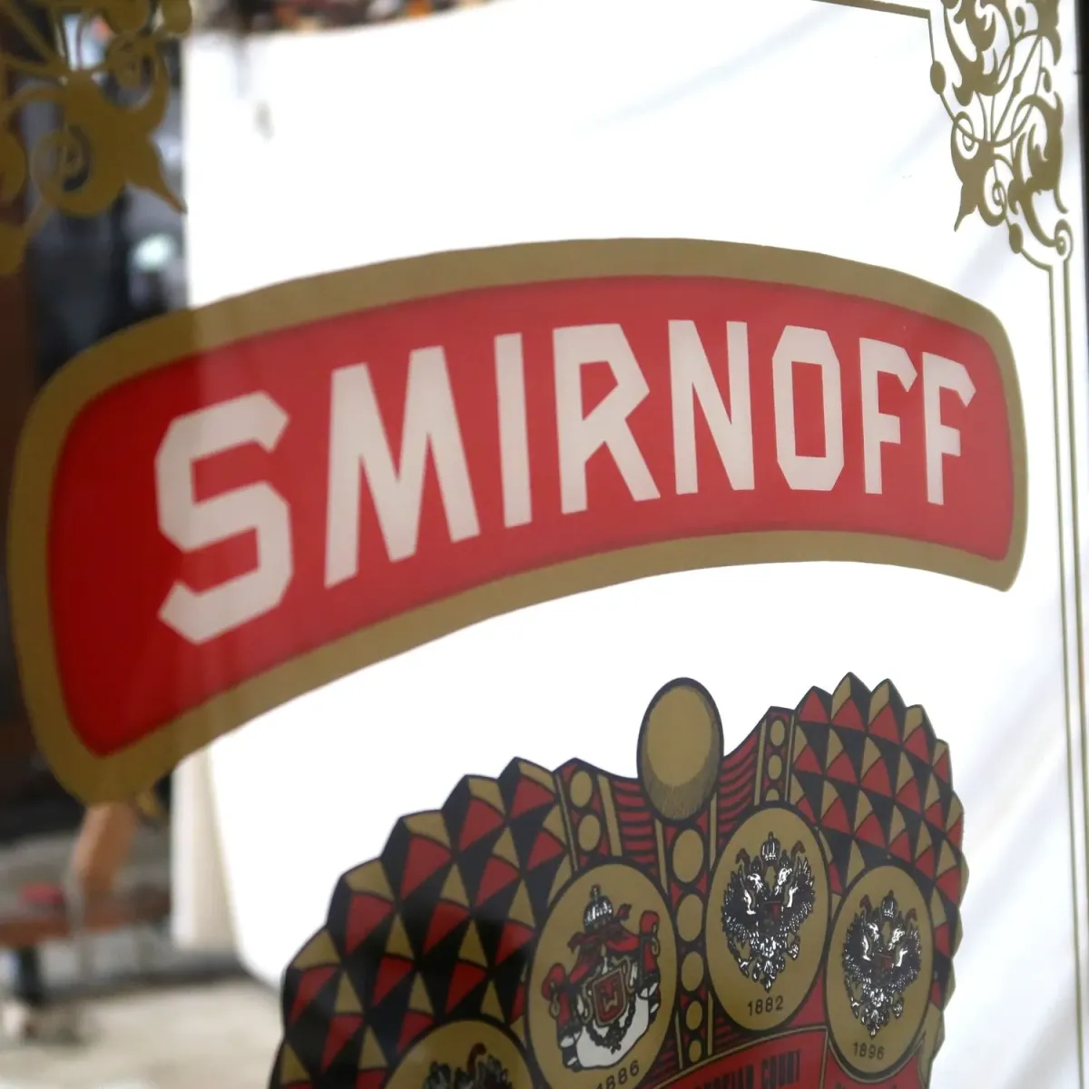 SMIRNOFF ビンテージ パブミラー