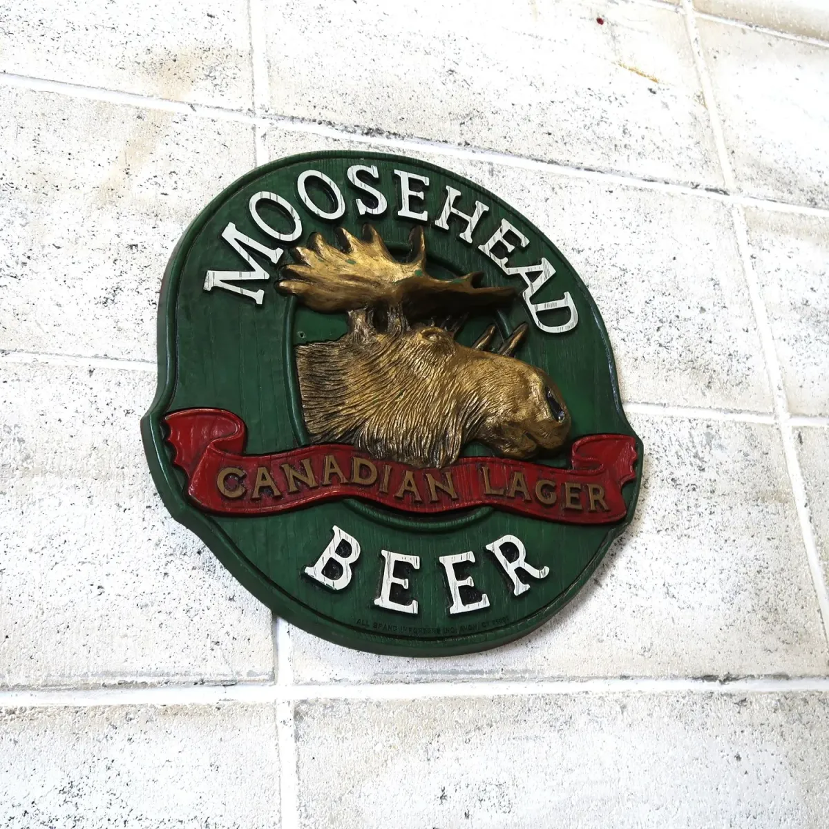 MOOSEHEAD BEER ビンテージ ウォールサイン