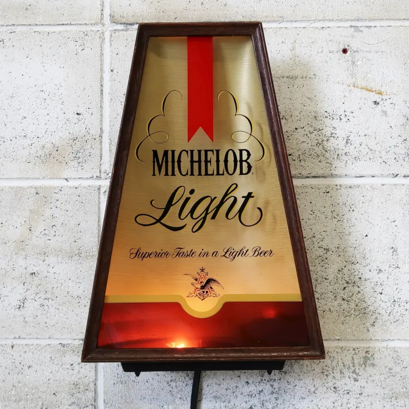 MICHELOB Light ビンテージ ライトサイン