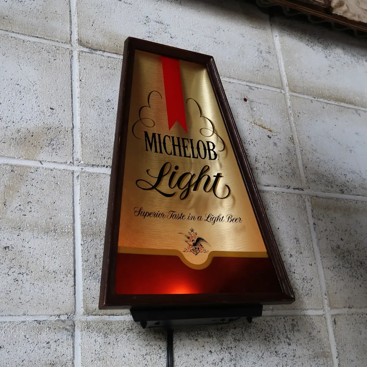 MICHELOB Light ビンテージ ライトサイン