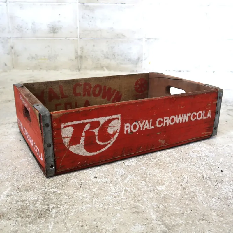 ROYAL CROWN COLA ビンテージ ウッドボックス