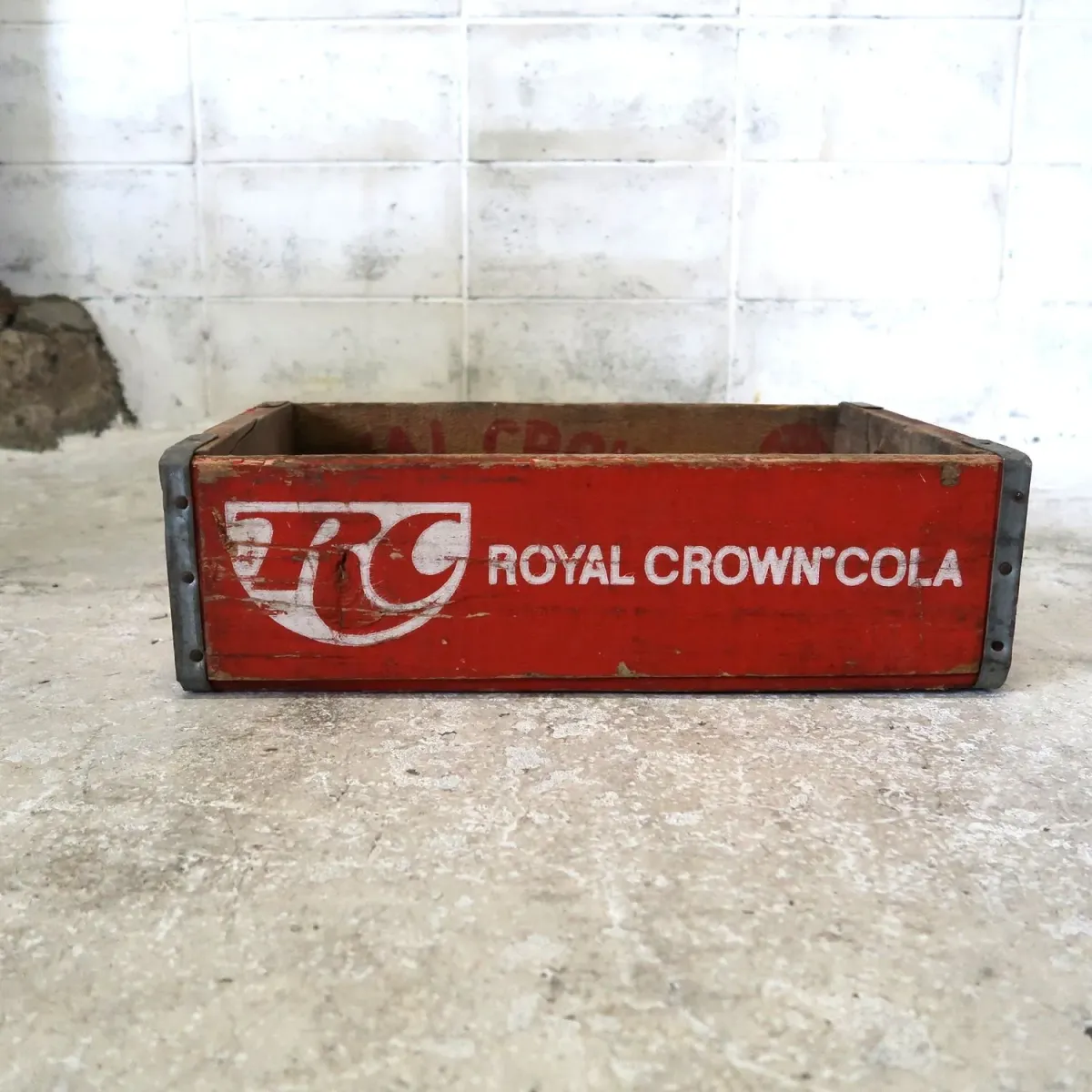 ROYAL CROWN COLA ビンテージ ウッドボックス