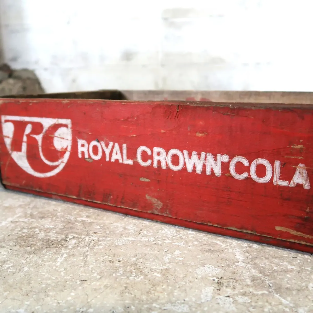 ROYAL CROWN COLA ビンテージ ウッドボックス