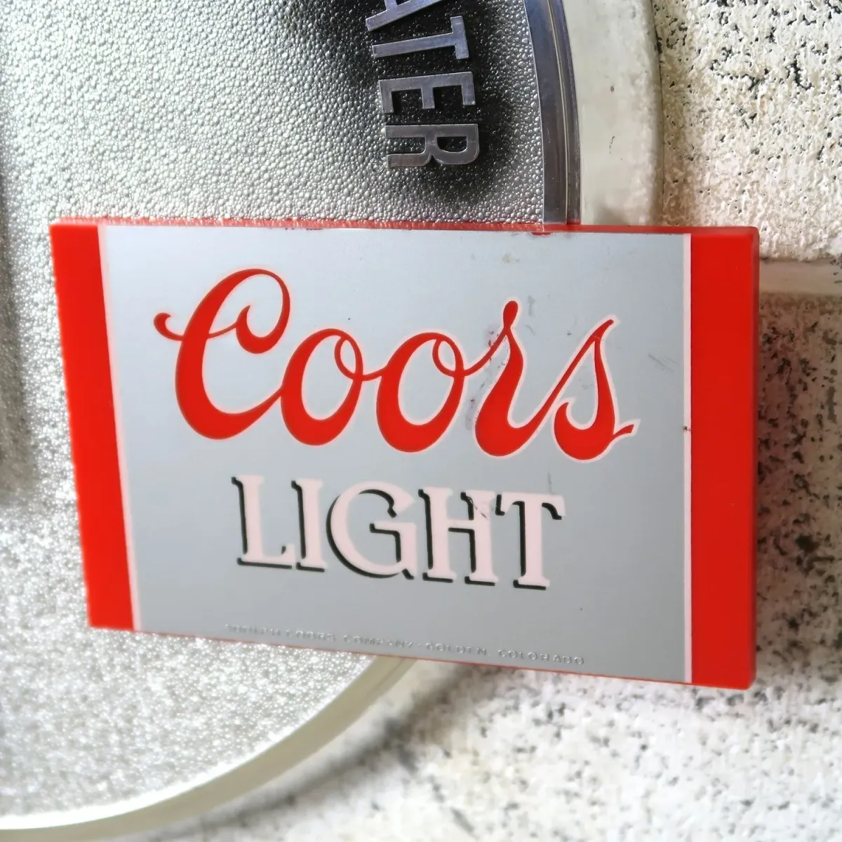 Coors LIGHT ビンテージ ウォールサイン