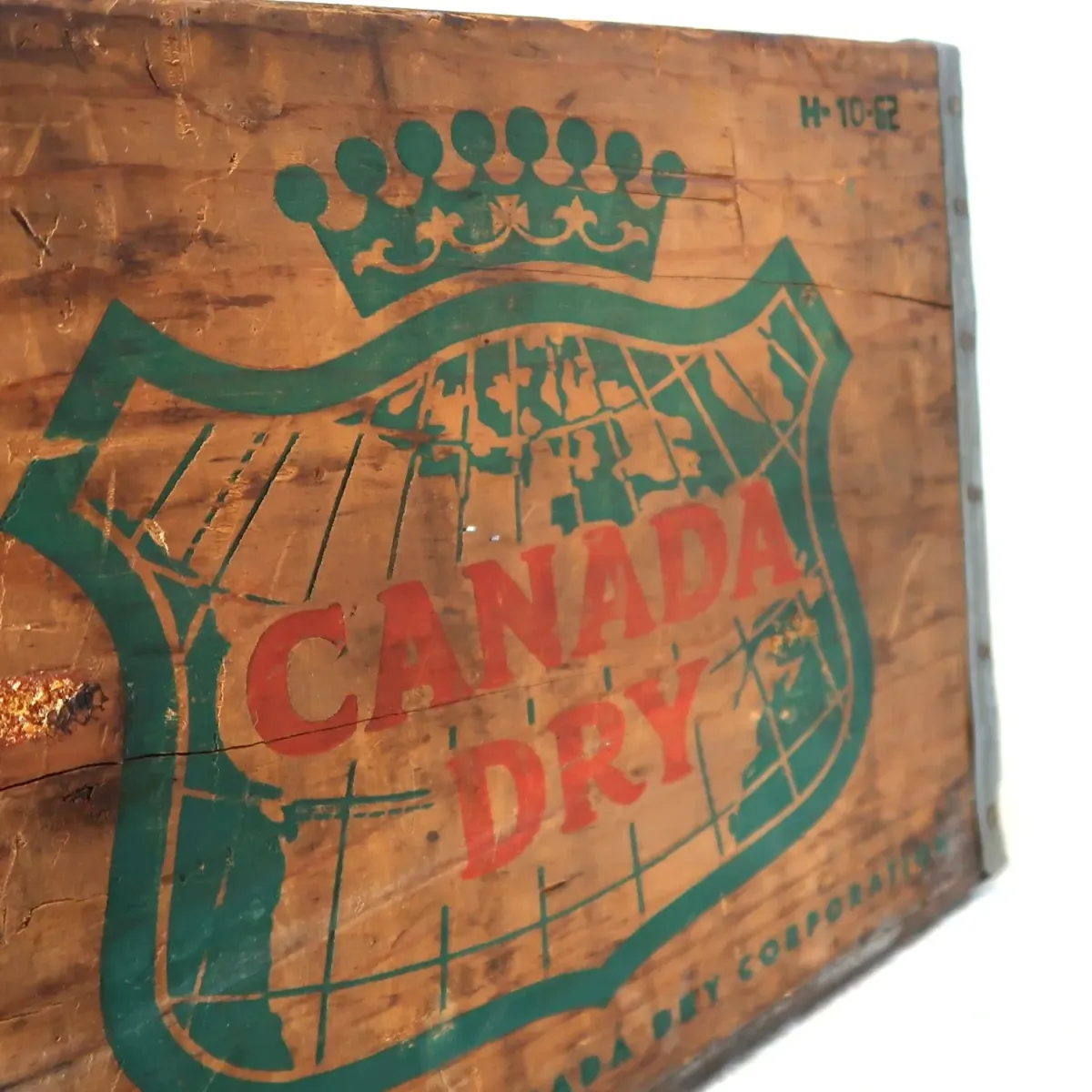 CANADA DRY ビンテージ ウッドボックス