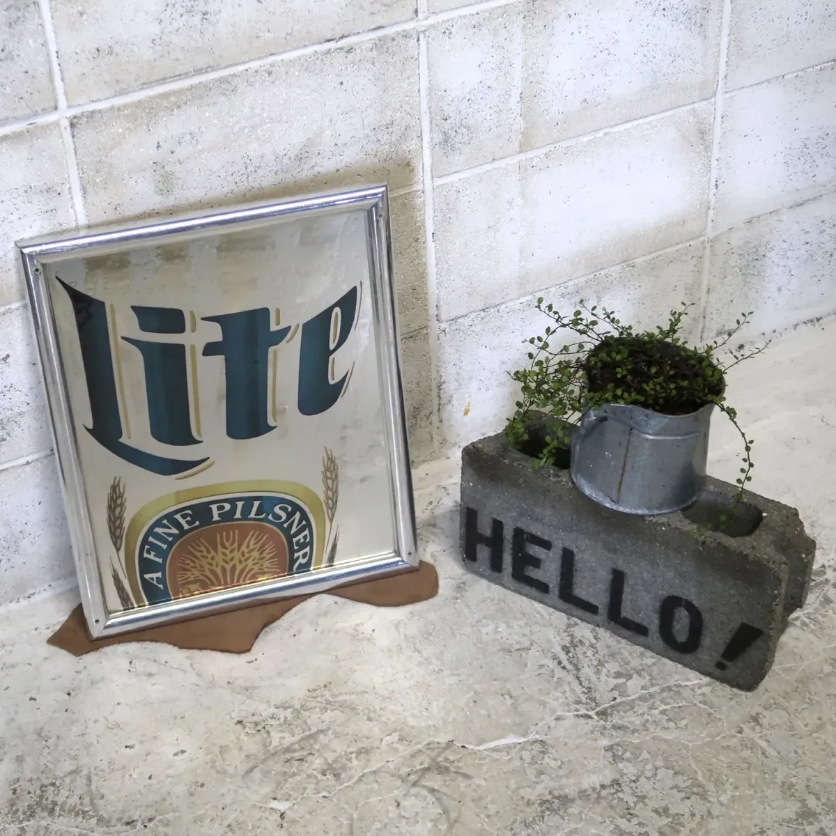 Miller Lite パブミラー