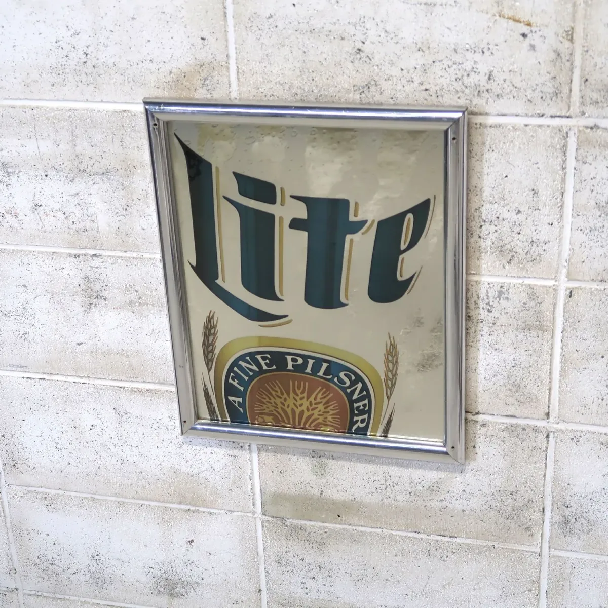 Miller Lite パブミラー