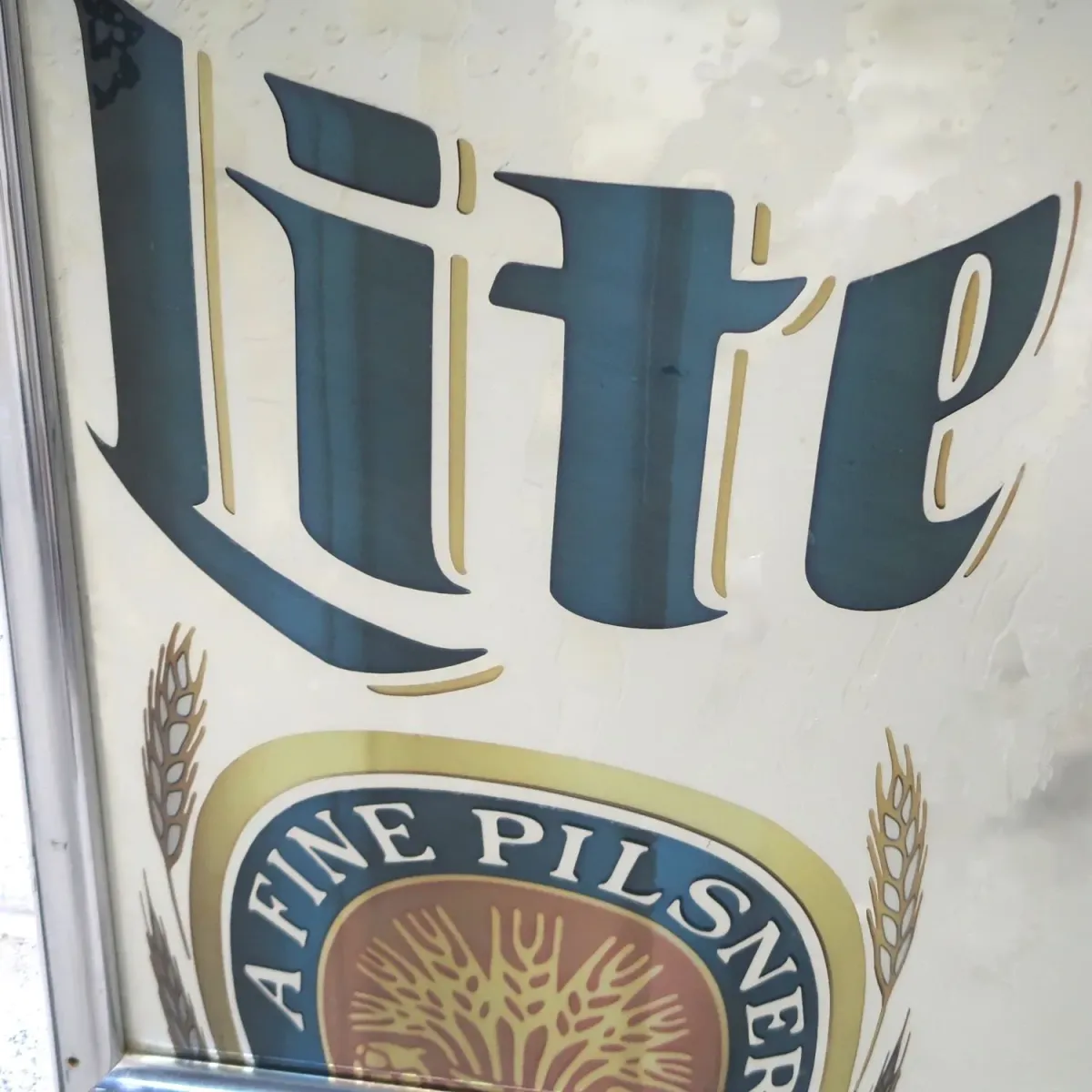 Miller Lite パブミラー