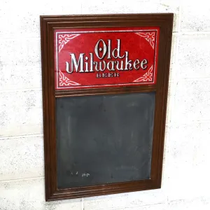 Old Milwaukee ビンテージ パブミラー メニューボード