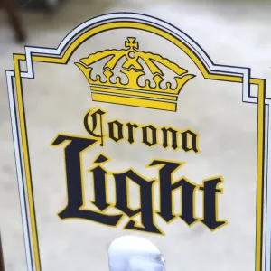 Corona Light ビンテージ パブミラー