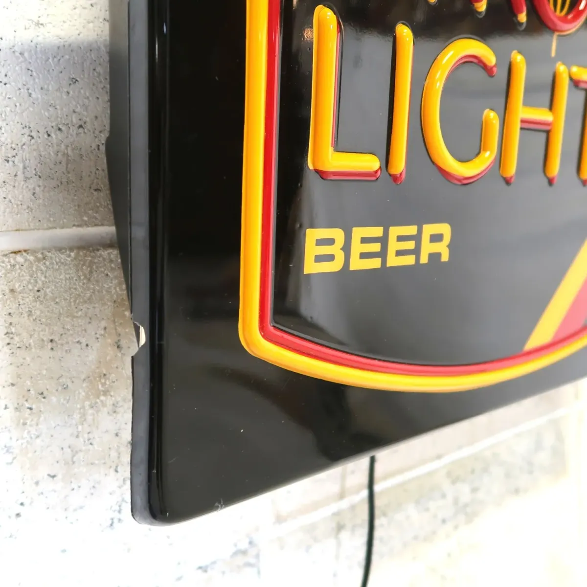 STROH LIGHT BEER ビンテージ ネオンデザイン ライトサイン