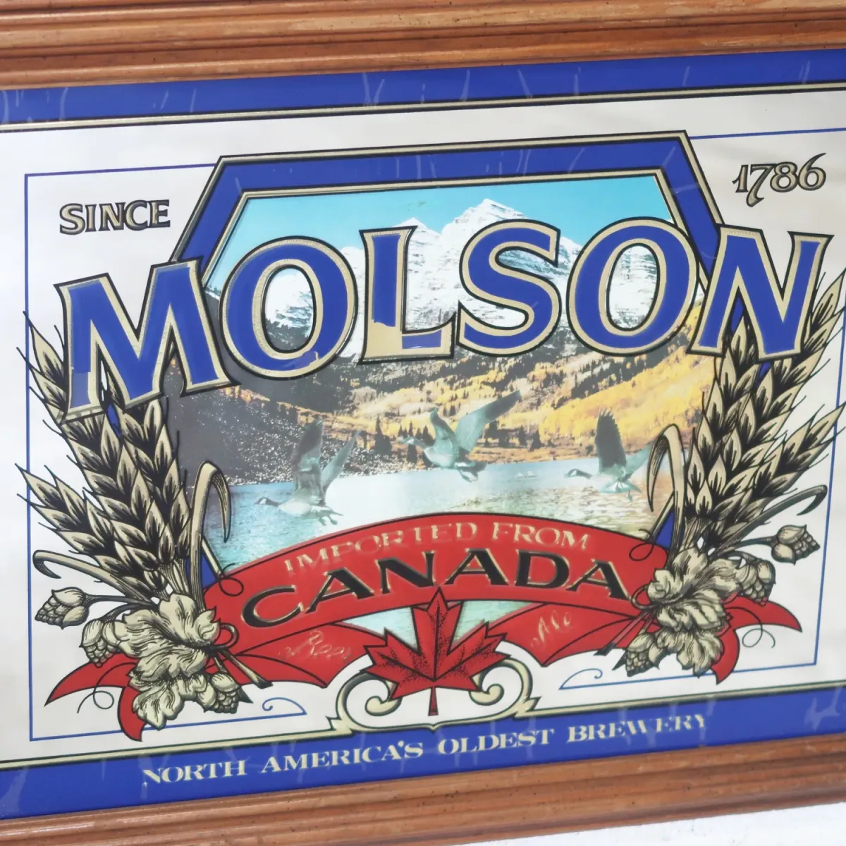 MOLSON ビンテージ パブミラー