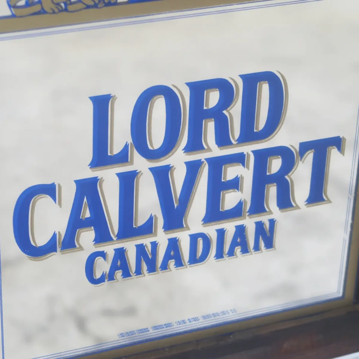 LORD CALVERT ビンテージ パブミラー