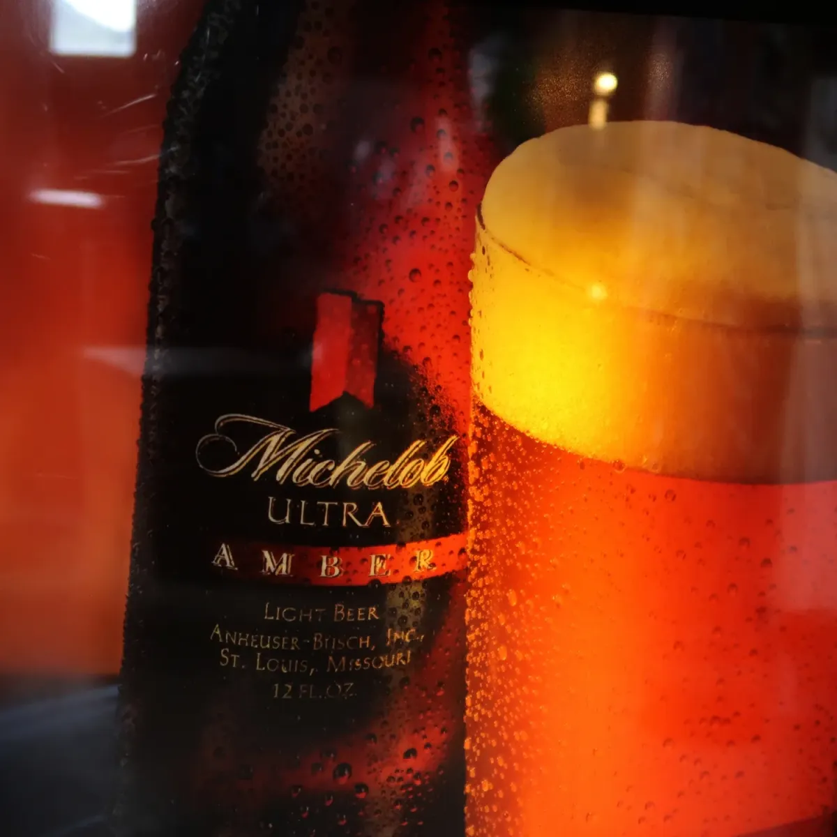 Michelob ULTRA AMBER ライトサイン