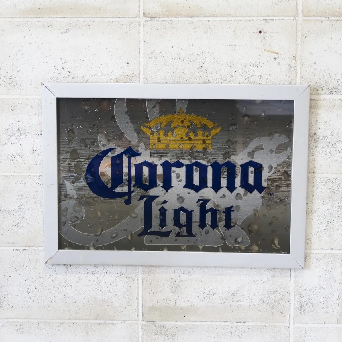 Corona Light ビンテージ パブミラー