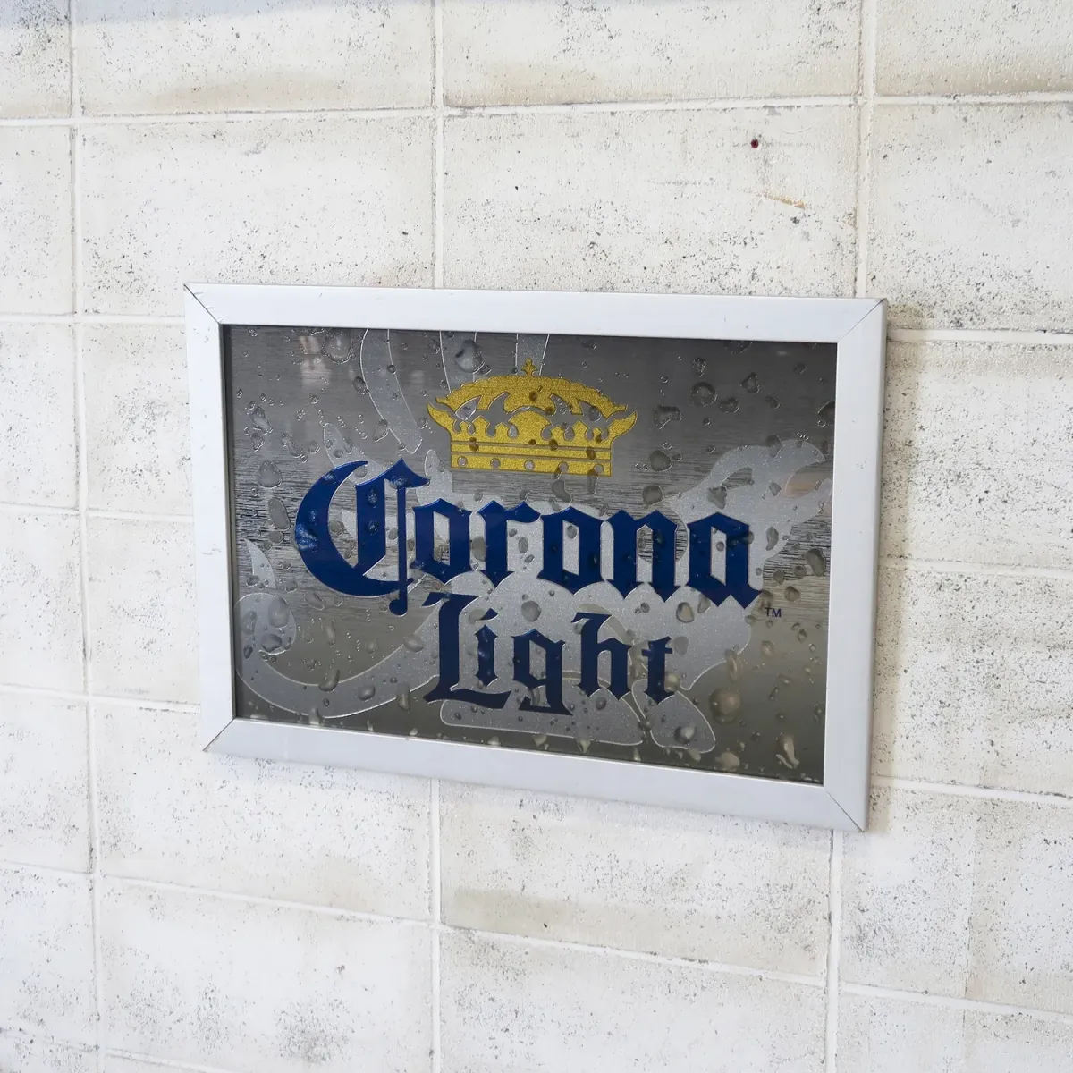 Corona Light ビンテージ パブミラー