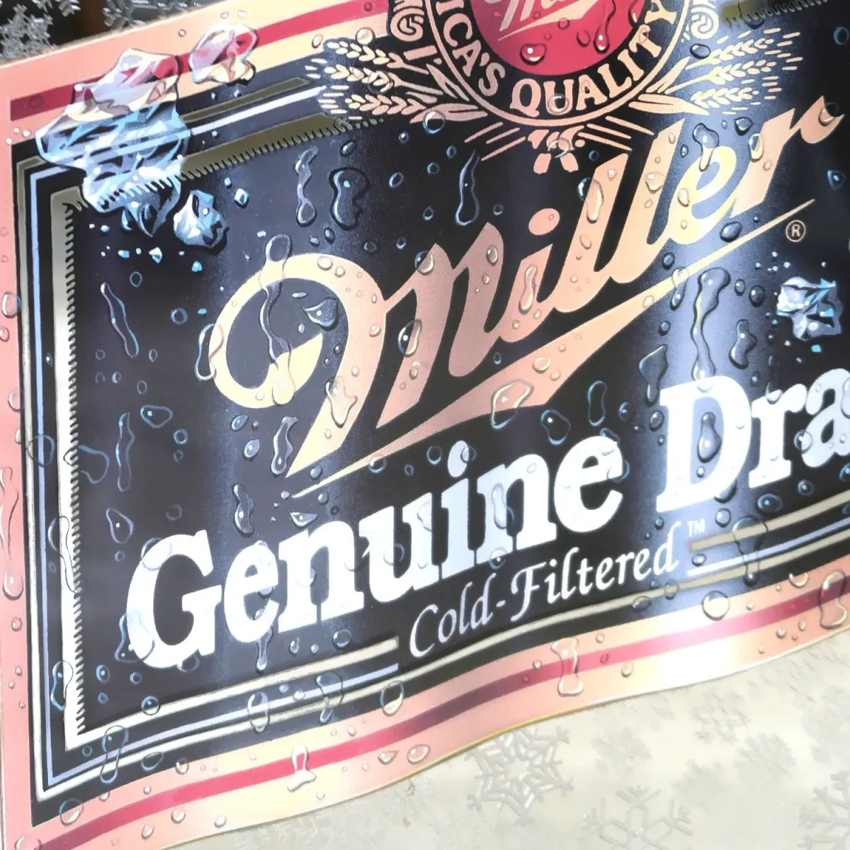 Miller Beer パブミラー